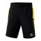 Erima SIX WINGS Short Schwarz Gelb - schwarz