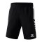 Erima SIX WINGS Short Schwarz Weiss - schwarz
