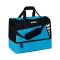 Erima Six Wings Sporttasche mit Bodenfach Gr. L Blau Schwarz - blau