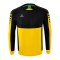 Erima Six Wings Sweatshirt Gelb Schwarz - gelb