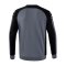 Erima Six Wings Sweatshirt Grau Schwarz - grau