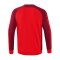 Erima Six Wings Sweatshirt Kids Rot Dunkelrot - schwarz