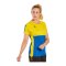 Erima Six Wings T-Shirt Damen Blau Gelb - blau