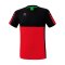 Erima Six Wings T-Shirt Rot Schwarz - rot