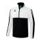 Erima SIX WINGS Jacke abnehmbare Ärmel Weiss Schwarz - schwarz