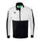 Erima Six Wings Trainingsjacke Kids Schwarz Weiss - schwarz