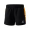 Erima Six Wings Worker Short Damen Schwarz Orange - schwarz