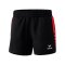 Erima Six Wings Worker Short Damen Schwarz Rot - schwarz