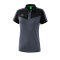 Erima Squad Poloshirt Damen Schwarz Grau - schwarz