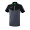 Erima Squad Poloshirt Schwarz Grau - schwarz