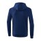 Erima Team Essential Hoody Dunkelblau Grau - blau