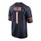 Nike NFL Chicago Bears Justin Fields 1 Home Trikot Blau - blau