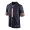 Nike NFL Chicago Bears Justin Fields 1 Home Trikot Blau - blau