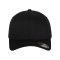 Flexfit Wooly Combed Baseball Mütze Schwarz - schwarz