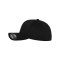 Flexfit Wooly Combed Baseball Mütze Schwarz - schwarz