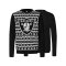 FOCO NFL LVR Ugly Christmas Sweatshirt Schwarz - schwarz