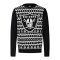 FOCO NFL LVR Ugly Christmas Sweatshirt Schwarz - schwarz