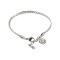 Galatasaray Istanbul Stahl Armbinde Silber - silber