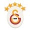 Galatasaray Istanbul 5 Star Magnete Weiß - weiss