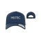 HEITEC AG Curved Snapback Cap Logo Navy - blau