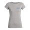 HEITEC AG T-Shirt Woman Brustlogo Heather Grey - grau