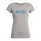 HEITEC AG T-Shirt Woman Logo Heather Grey - grau