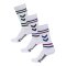 Hummel 3-Pack Chevron High Retro Socken Weiß F9639 - weiss