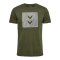 Hummel Active Stripe Co T-Shirt Grün F6453 - gruen