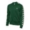 Hummel Archive Regular Poly Zip Jacke Grün F6170 - gruen