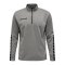 Hummel Authentic HalfZip Sweatshirt Grau F2006 - grau