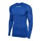 Hummel Bl Comfort 2.0 Mockneck T-Shirt Blau F7045 - blau