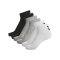 Hummel Chevron 6-Pack Mid Cut Socken Schwarz F2072 - schwarz