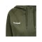 Hummel Cotton Kapuzenjacke Damen Grün F6084 - gruen
