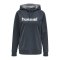 Hummel Cotton Logo Hoody Damen Blau F8571 - blau