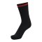 Hummel ELITE INDOOR Socken Schwarz Rot F2953 - schwarz