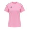 Hummel hmlCORE XK Poly T-Shirt Damen Weiss F3257 - rosa