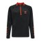 Hummel hmlGG12 HalfZip Sweatshirt Kids F2953 - schwarz