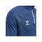 Hummel hmlLEAD HalfZip Sweatshirt Blau F7045 - blau