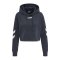 Hummel hmlLEGACY Cropped Hoody Damen Blau F7429 - blau