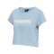 Hummel hmlLEGACY Cropped T-Shirt Damen Blau F7165 - blau