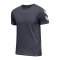 Hummel hmlLEGACY Chevron T-Shirt Blau F7429 - blau