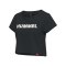 Hummel Legacy Cropped T-Shirt Damen Schwarz F2001 - schwarz