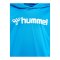 Hummel Logo Hoody Kids Blau F7428 - blau