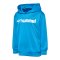 Hummel Logo Hoody Kids Blau F7428 - blau
