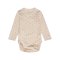 Hummel Mini Bee Aop Body L/S Anzug Kids Weiß F8141 - weiss