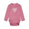 Hummel Mini Logo Body L/S Anzug Kids Rosa F3203 - rosa
