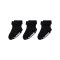 Hummel Mini Non Slip 3-Pack Socken Kids Schwarz F2001 - schwarz