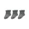 Hummel Mini Non Slip 3-Pack Socken Kids Grau F2006 - grau