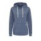 Hummel Move Classic Kapuzensweatshirt Damen F7050 - blau
