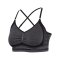 Hummel Mt Lulu Seamless Scrunch Sport-BH Damen Schwarz F2508 - schwarz